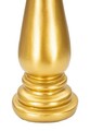 Statueta decorativa / Piesa de sah Nebun, Gold Bishop, Mauro Ferretti, Ø12.5 x 38.5 cm, polirasina, auriu/negru