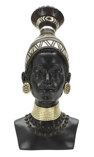 Negru;Multicolor, Massai Woman Tribe