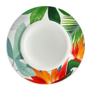 Multicolor;Alb, Farfurioara Birds 15.5 cm