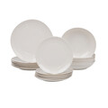 Serviciu de masa 18 piese Linea, Ambition, portelan, alb