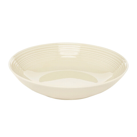 Farfurie adanca Linea, Ambition, 22 cm, portelan, bej