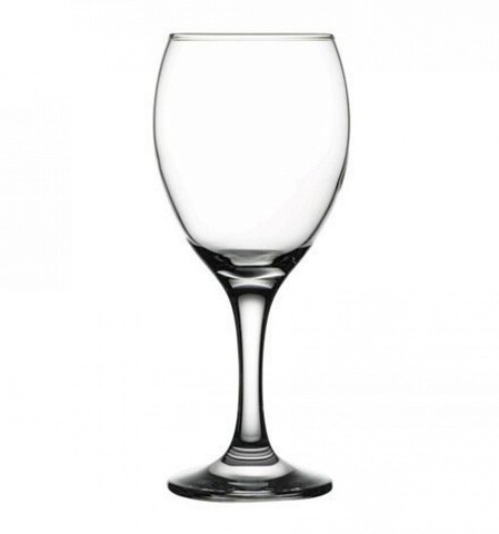 Set 6 pahare vin rosu Imperial, Pasabahce, 350 ml, sticla, transparent