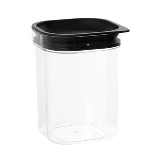 Negru;Transparent, Recipient depozitare 0.6 L