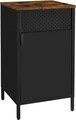 Comoda cu 1 usa Industrial, Songmics, 42.5 x 40 x 76 cm, PAL/otel, negru