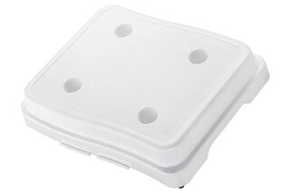 38.1x48.3x10 cm, Alb;Albastru, Treapta inaltatoare