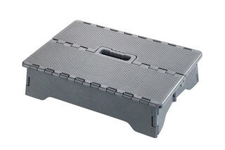 40x28x10 cm, Gri, Treapta inaltatoare cu maner