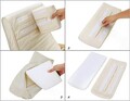 Scaun balansoar reglabil in 5 pozitii, Songmics, 67x115x91 cm, max 150 kg, lemn de mesteacan/bumbac, bej/natural
