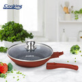 Cooking by Heinner Serpenyő fedővel, Calabria, 24x4.8 cm, alumínium, színes