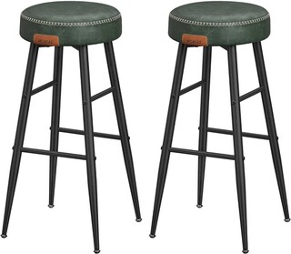 Verde, 2 scaune de bar H75 cm