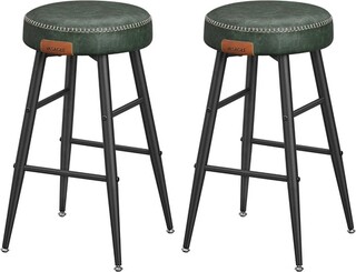 Verde, 2 scaune de bar H63 cm