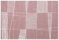 Covor Eko rezistent, PM 03 - Rose, White, 55% poliester, 45% bumbac,  80 x 150 cm