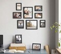 Set rame foto 10 piese, Songmics, 2 x 20x25 cm/4 x 13x18 cm/4 x 10x15 cm, MDF, alb