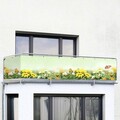 Folie paravan pentru balcon si gradina, Maximex, Butterfly, 500x85 cm, plastic, multicolor