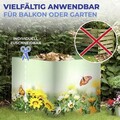 Folie paravan pentru balcon si gradina, Maximex, Butterfly, 500x85 cm, plastic, multicolor