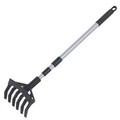 Sapa de gradina si cultivator 2 in 1 Maximex, Garden, 17x71 cm, otel, negru/gri