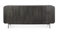 Bufet inferior Orissa, Bizzotto, 180x42x82 cm, lemn de mango/MDF, negru