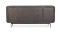 Bufet inferior Orissa, Bizzotto, 180x42x82 cm, lemn de mango/MDF, negru