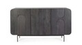Bufet inferior Orissa, Bizzotto, 145x42x82 cm, lemn de mango/MDF, negru