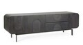 Comoda TV Orissa, Bizzotto, 172x44x55 cm, lemn de mango/MDF, negru