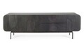 Comoda TV Orissa, Bizzotto, 172x44x55 cm, lemn de mango/MDF, negru