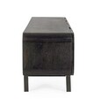 Comoda TV Orissa, Bizzotto, 172x44x55 cm, lemn de mango/MDF, negru