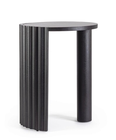 Masuta de cafea Orissa, Bizzotto, 50x65 cm, lemn de mango, negru