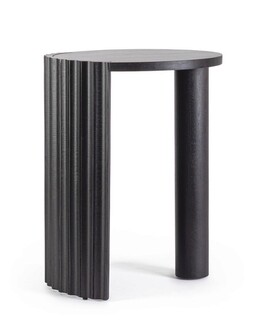 Negru, Masuta Ø50x65 cm