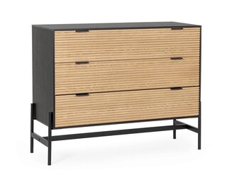 Negru;Natural, Bufet inferior 104x40x81.5 cm