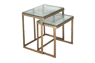 Auriu, Set 2 masute 48x33x50 cm