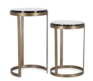 Set 2 masute Ø32x52 cm