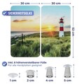 Set 2 protectii pentru aragaz Maximex, Lighthouse, 52x30 cm, sticla, multicolor