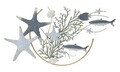 Decoratiune de perete Sea Star, Mauro Ferretti, 95.3 x 50.2 cm, fier, multicolor