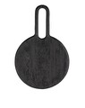 Tocator Eliot M, Bizzotto, 33 x 50 x 1.75 cm, lemn de mango, negru