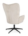 Fotoliu cu baza rotativa 360 Inas, Bizzotto, 69 x 72 x 106 cm, otel/poliester, bej