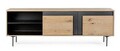 Comoda TV Stanwood, Bizzotto, 160 x 40 x 57 cm, MDF/furnir din lemn de stejar