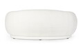Canapea 2 locuri Tecla, Bizzotto, 191 x 93 x 73 cm, placaj/poliester Boucle, alb