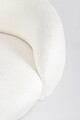 Canapea 2 locuri Tecla, Bizzotto, 191 x 93 x 73 cm, placaj/poliester Boucle, alb