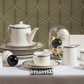 Set de cafea/ceai 12 piese, Art Deco, Ambition, portelan, multicolor