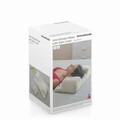Perna cervicala anti-rid cu husa din satin Youthlow InnovaGoods, 50 x 14 x 30 cm, ergonomica, bej