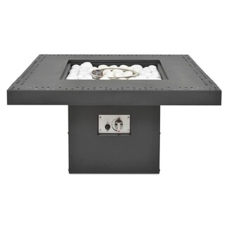 Negru, Semineu 91x91x45 cm