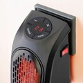 Mini-Radiator portabil cu stecher Heatpod, InnovaGoods, 400 W, 16 x 8.5 x 12.5 cm, negru