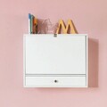Birou pliabil de perete Wadesk, InnovaGoods, 60 x 50 x 50 cm, PAL melaminat, alb