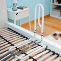 Maner de siguranta pentru pat Beddaid, InnovaGoods, 31.6 x 44.5 x 45-55 cm, 5 niveluri de inaltime, gri/alb