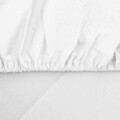 Cearceaf de pat cu elastic Heinner Home, 140x200 cm, bumbac, alb