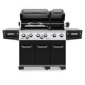Gratar REGAL XL Broil King, 193x63x125 cm, inox/fonta, negru