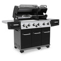Gratar REGAL XL Broil King, 193x63x125 cm, inox/fonta, negru