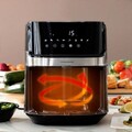 Friteuza cu aer fara ulei InnovaGoods, Fryinn Pro 5500, 1700 W,  5.5 L, negru/argintiu
