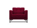 Fotoliu, Mamaia, Micadoni Home, BL, 87x92x75 cm, catifea, rosu