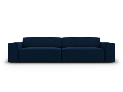 Canapea 4 locuri, Jodie, Micadoni Home, BL, 244x102x70 cm, catifea, albastru regal
