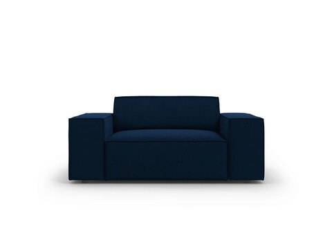 Fotoliu, Jodie, Micadoni Home, BL, 124x102x70 cm, catifea, albastru regal